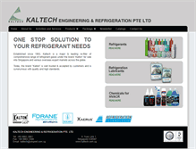 Tablet Screenshot of kaltech.com.sg